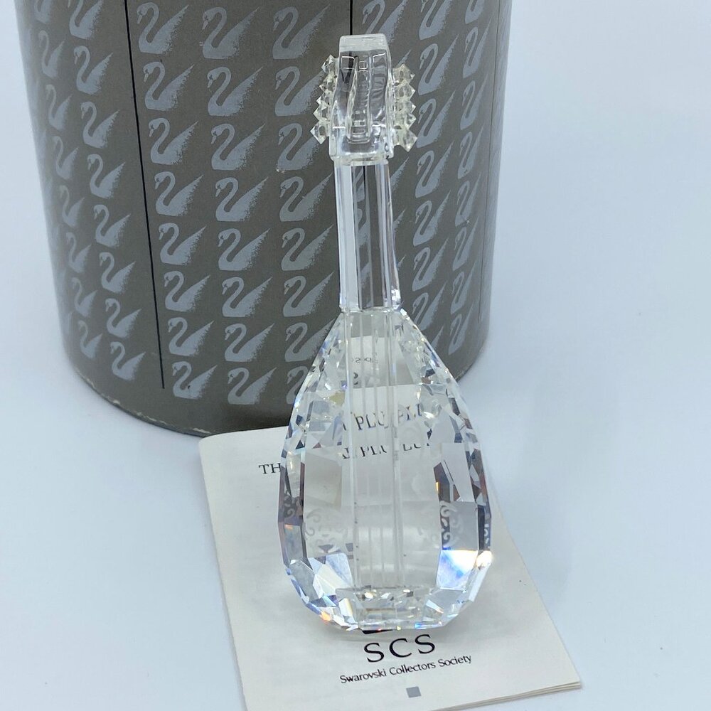 Swarovski Crystal Lute in original box S144